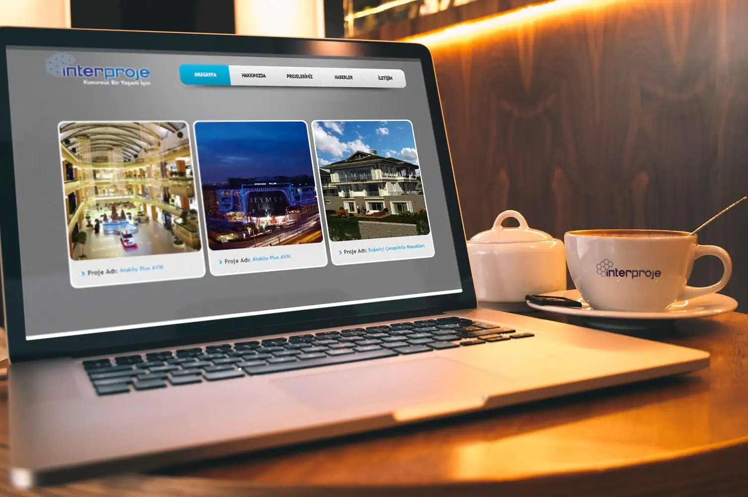 İnter Proje Web Sitesi Tasarımı